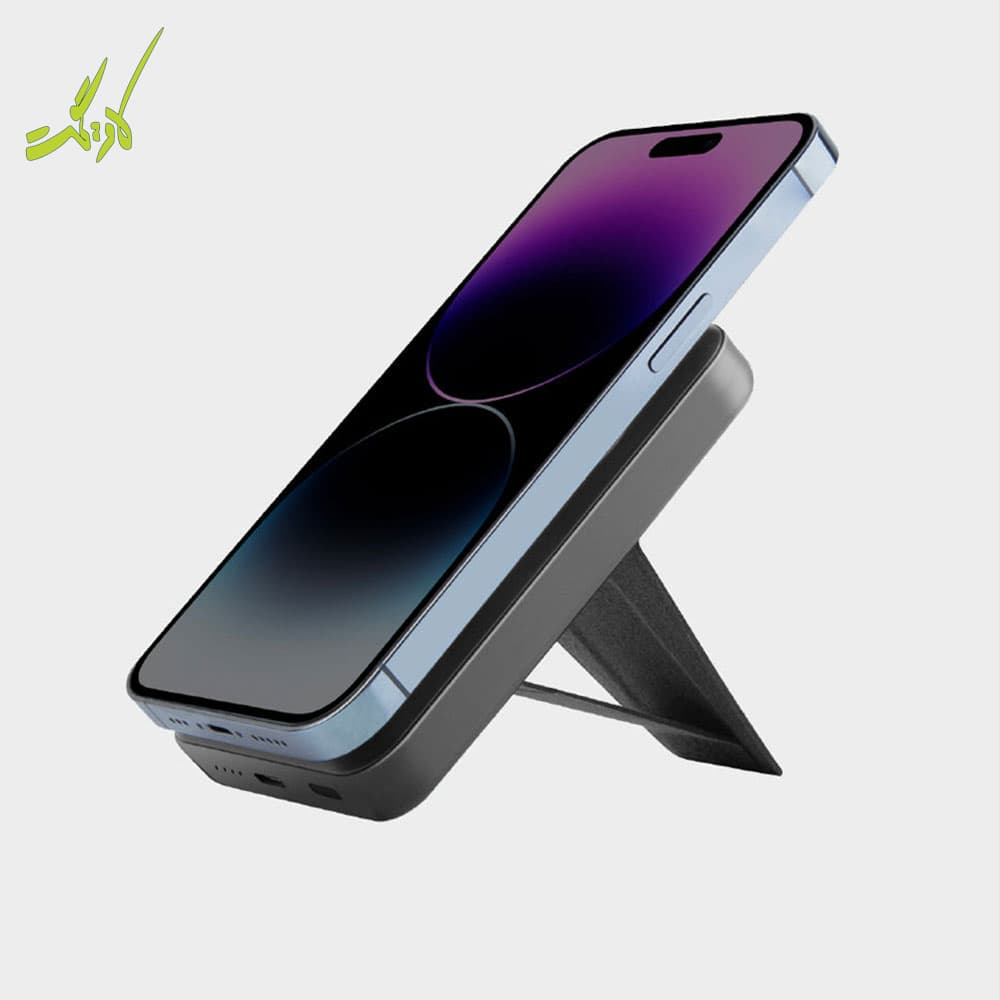 پاوربانک بیسیم مگسیف و استند انرژیا Energea MagPac Grip 10000mAh — تصویر ۷