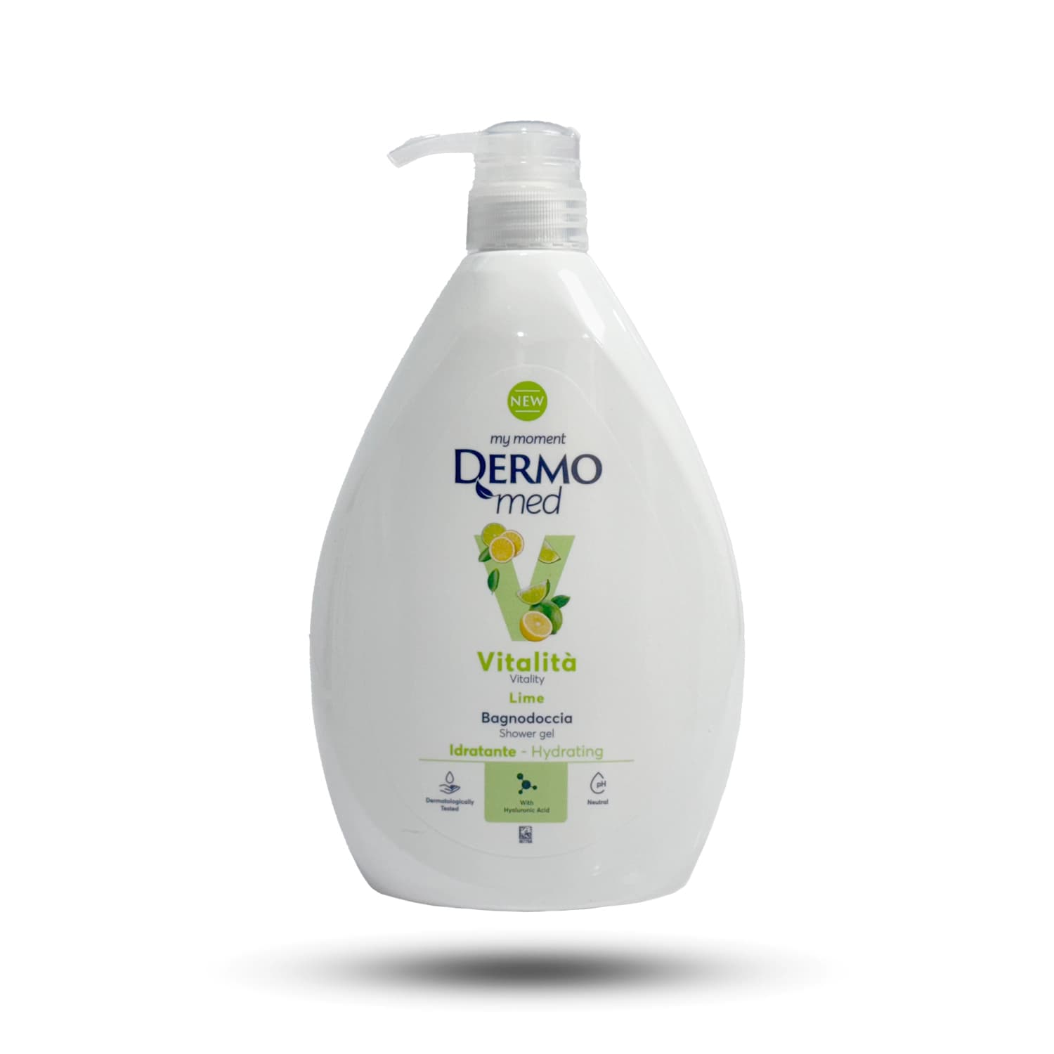 شامپو بدن درمومد با رایحه لیمو مدل lime Vitalita حجم 750 میل