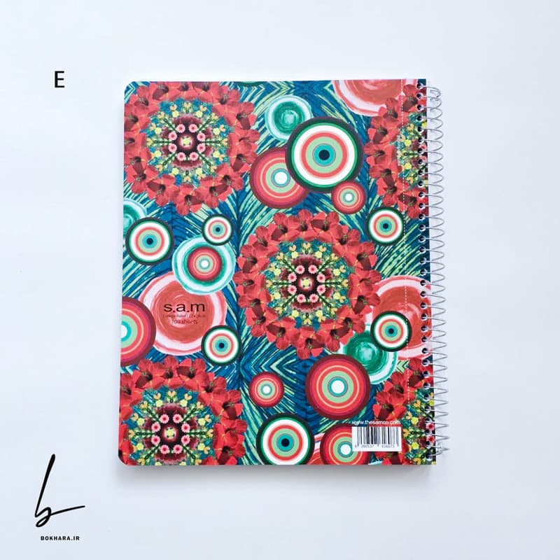 دفتر 100 برگ خطدار رحلی (A4) سم پرفراژ دار S.A.M — تصویر ۶