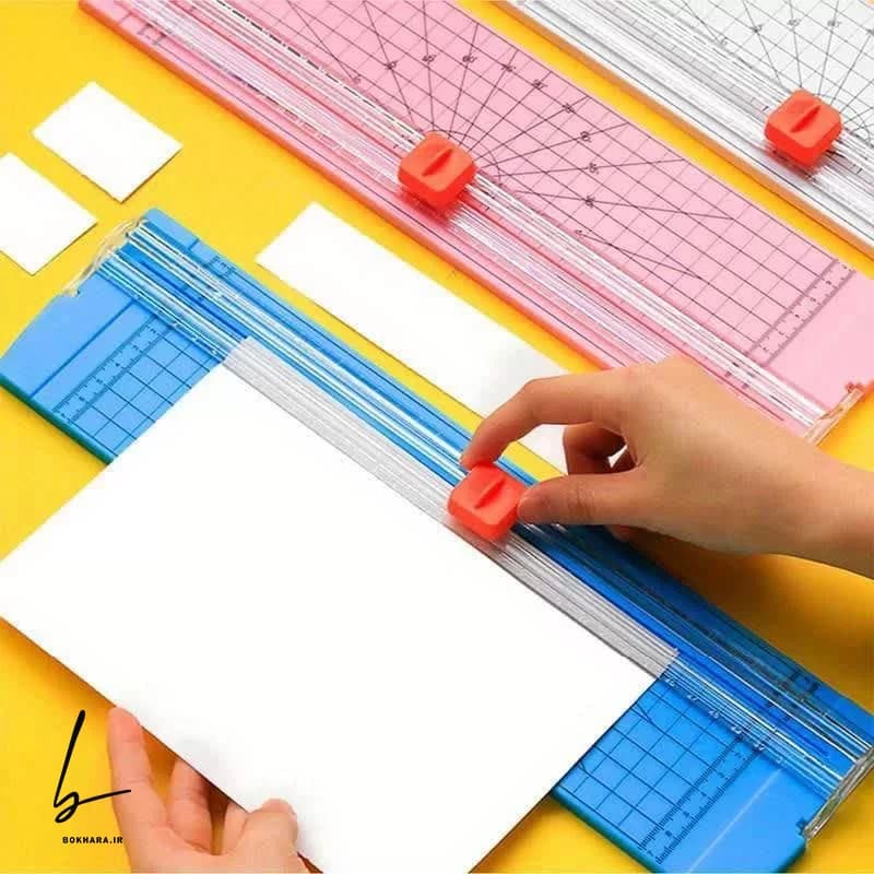 تخته برش کاتر دار همراه با خط کش 22 سانتی متری کد 875A5