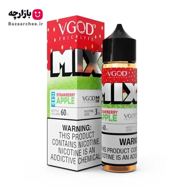 جویس میکس سیب ترش توت فرنگی یخ ویگاد | VGOD MIX Iced Strawberry Apple