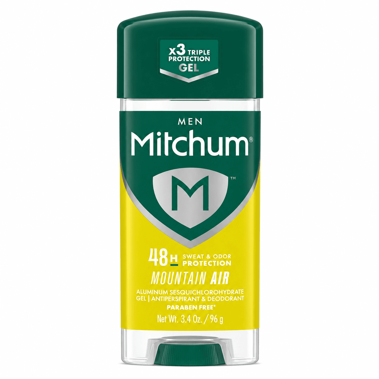 ژل ضدتعریق مردانه میچام مدل Mountain Air Triple Protection Gel حجم 96 گرم