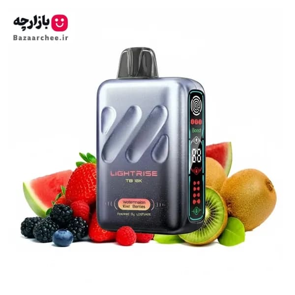 پاد یکبار مصرف هندوانه کیوی میکس بری 18000 پاف لاست ویپ | Lost Vape Watermelon Kiwi Berries