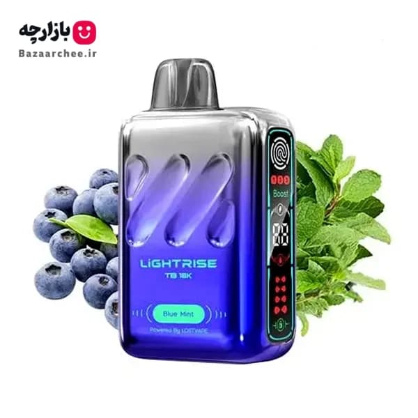پاد یکبار مصرف بلوبری نعنا یخ 18000 پاف لاست ویپ | Lost Vape Blue Mint