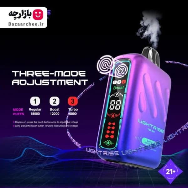 پاد یکبار مصرف بلوبری نعنا یخ 18000 پاف لاست ویپ | Lost Vape Blue Mint — تصویر ۲