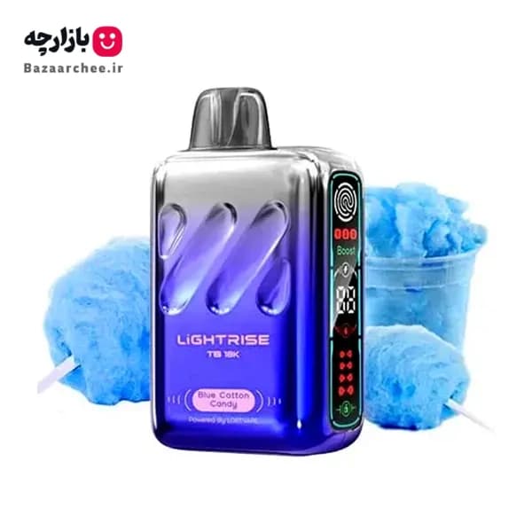 پاد یکبار مصرف تمشک آبی پشمک 18000 پاف لاست ویپ | Lost Vape Blue Cotton Candy