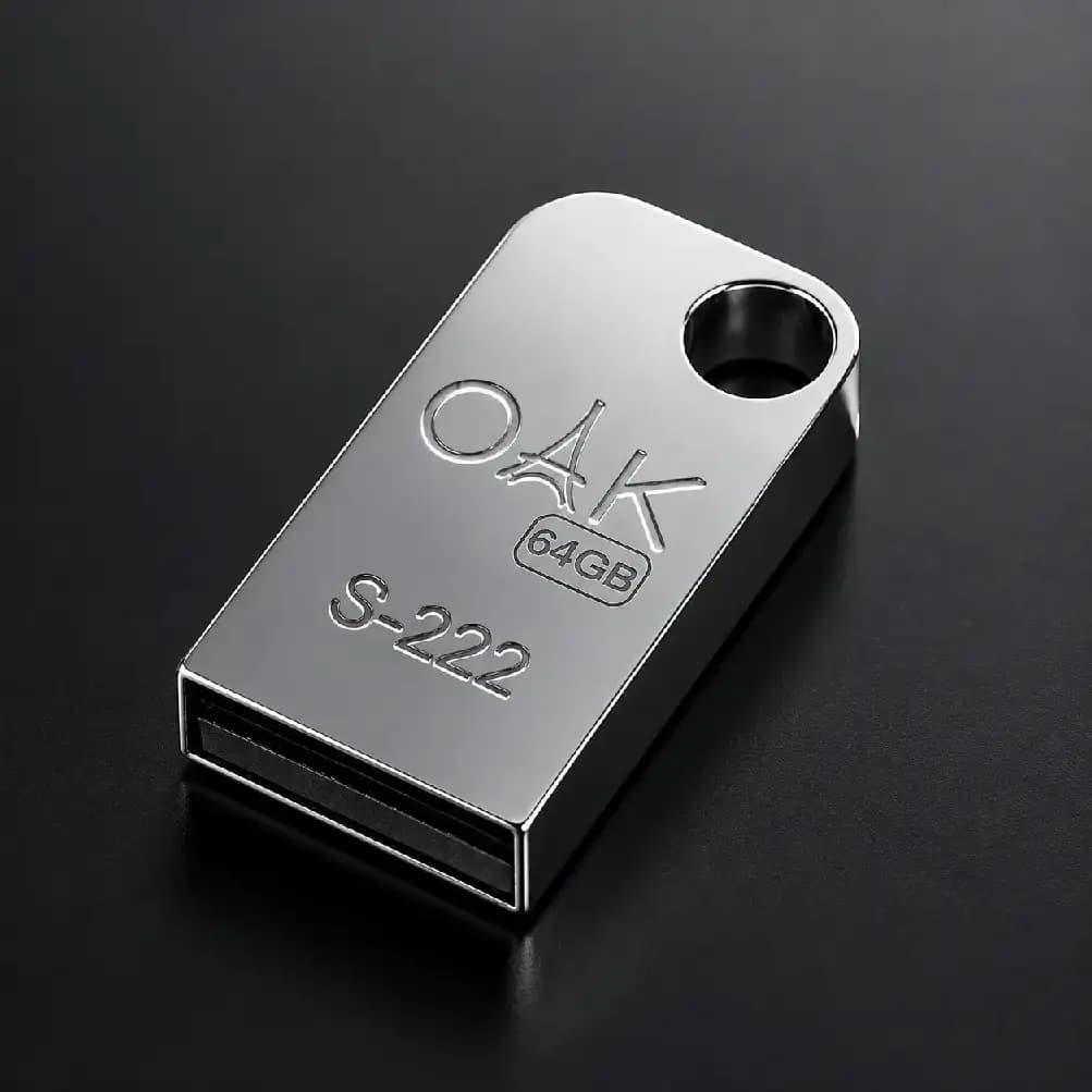 اقساطی فلش مموری OAK S‑222 ظرفیت 64 گیگابایت USB 2.0 | سرعت عالی، 60 ماه گارانتی+ارسال فوری