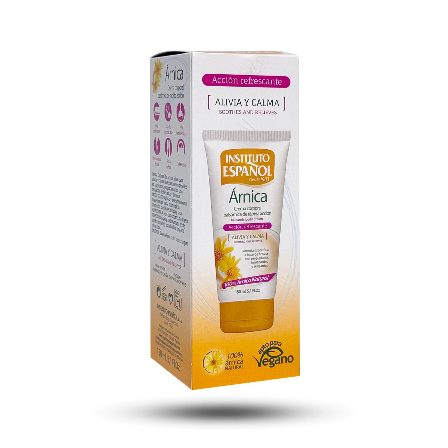 کرم تسکین دهنده بدن اسپانول مدل Arnica حجم 150 میل — تصویر ۳