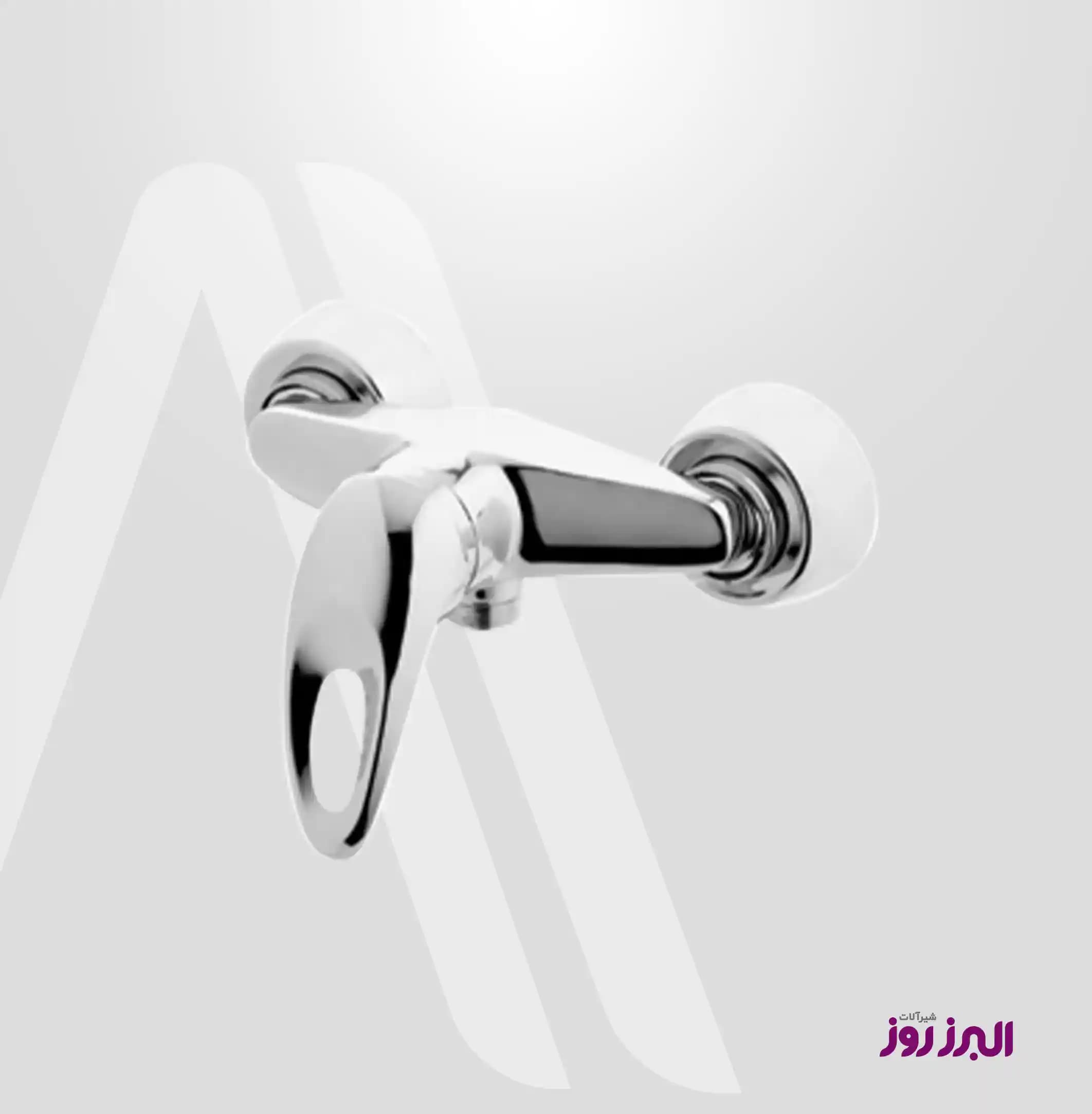 شیر توالت البرز روز مدل مرجان کروم