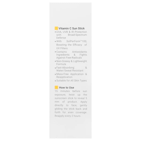 ضد آفتاب استیکی ویتالیر مدل ویتامین سی SPF50 — تصویر ۳