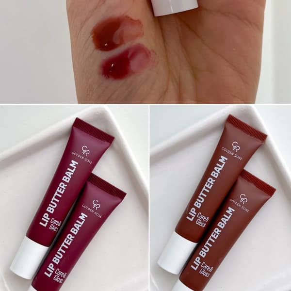 بالم لب کره‌ای گلدن رز مدل Lip Butter Balm Care & Gloss