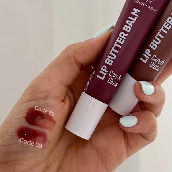 بالم لب کره‌ای گلدن رز مدل Lip Butter Balm Care & Gloss — تصویر ۲