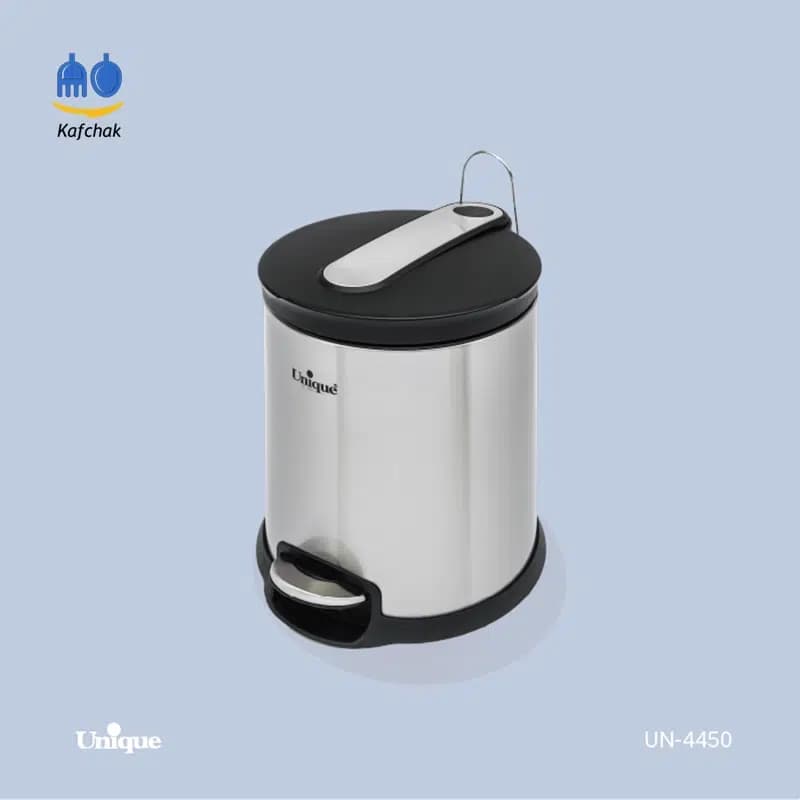 سطل زباله یونیک – مدل 4450 – استیل (14 لیتر) — تصویر ۲
