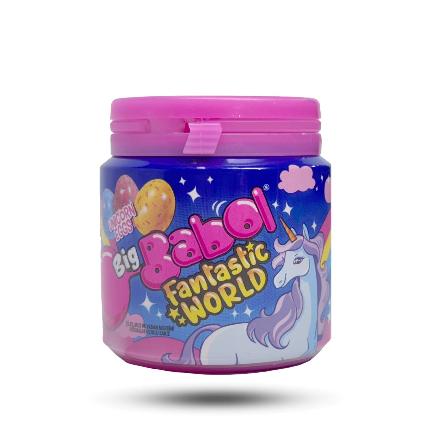آدامس بیگ بابل مدل Unicorn Eggs Fantastic World وزن 90 گرم