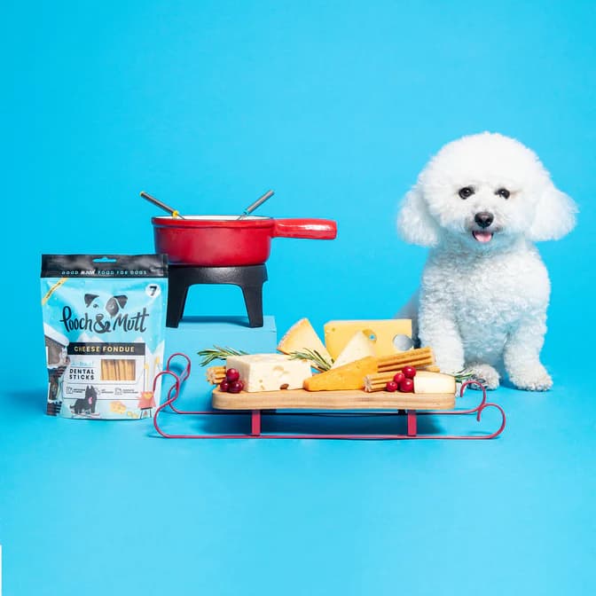 تشویقی دنتال سگ Pooch & Mutt | ضد جرم و تارتار طعم پنیر چدار (7 عدد) — تصویر ۳
