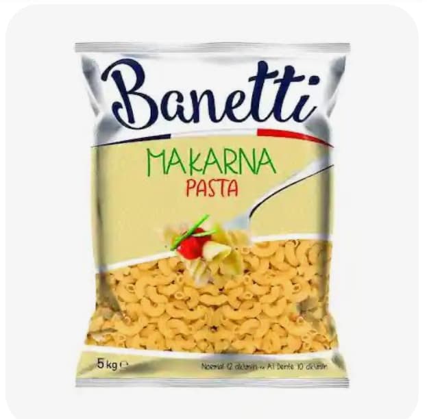 ماکارونی فرمی پاستا ۵۰۰ گرمی pasta بانتی bantti