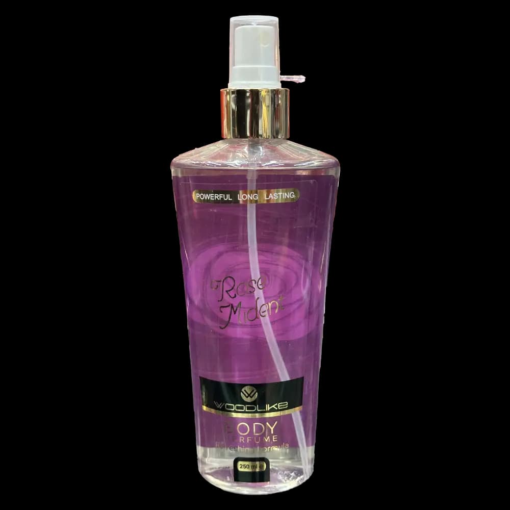 بادی اسپلش زنانه وودلایک مدل Rose Midnight حجم 250 میلی لیتر