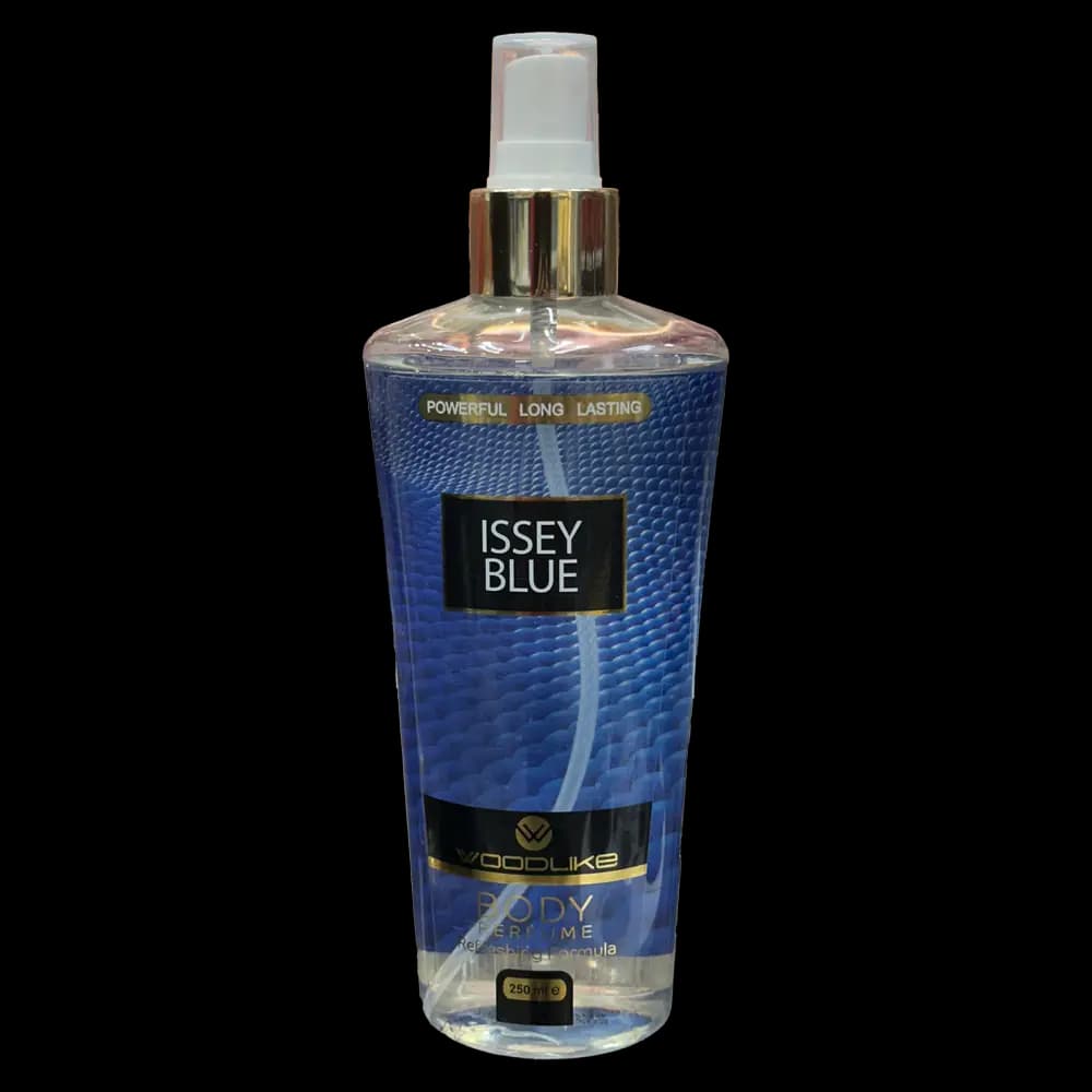 بادی اسپلش مردانه وودلایک مدل ISSEY BLUE حجم 250 میلی لیتر