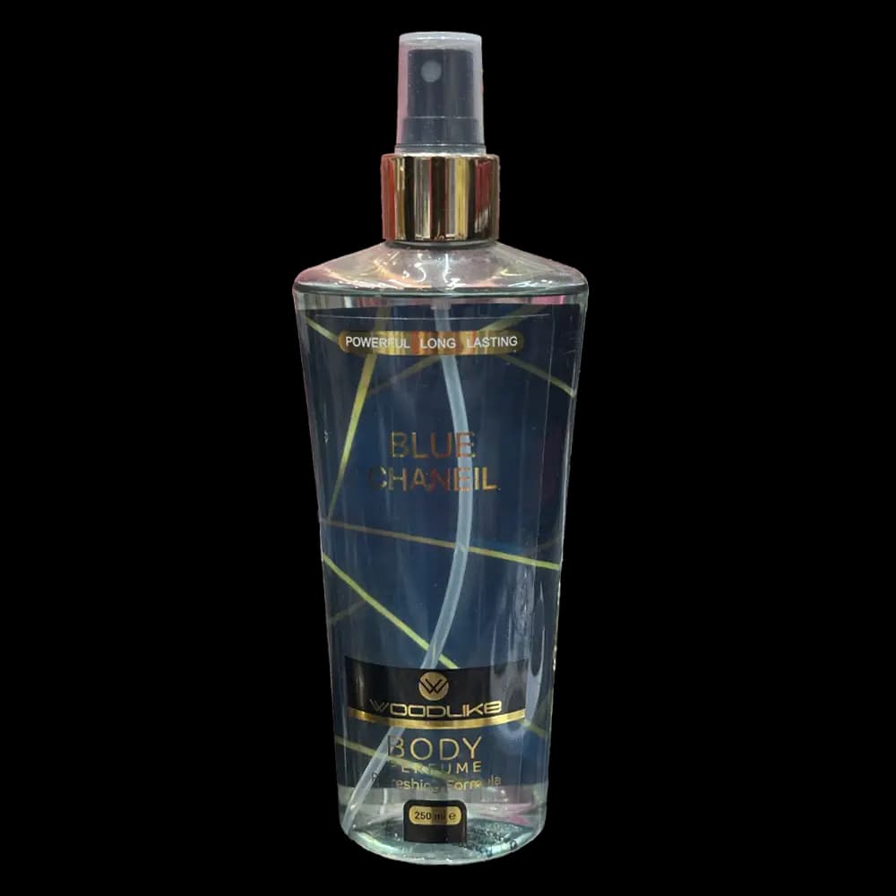 بادی اسپلش وودلایک مدل Blue Chaneil حجم 250 میلی لیتر