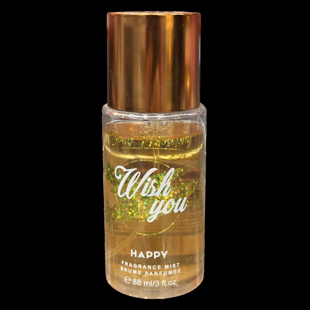 بادی اسپلش شاین دار Body Philosophy مدل Wish you HAPPY حجم 88 میلی لیتر