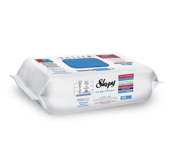 دستمال مرطوب سطوح چند منظوره حاوی سفید کننده اسلیپی sleepy (بسته ۱۰۰ عددی)
