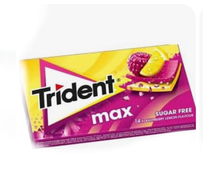 آدامس کتابی بدون شکر با طعم رزبری تریدنت trident