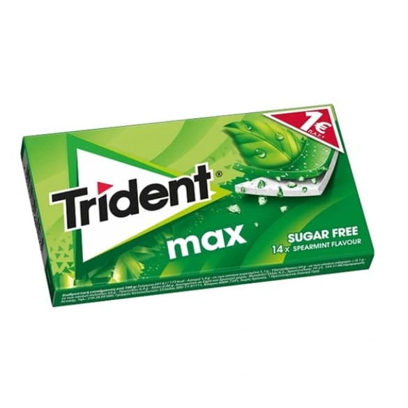 آدامس کتابی بدون شکر نعنایی تریدنت trident