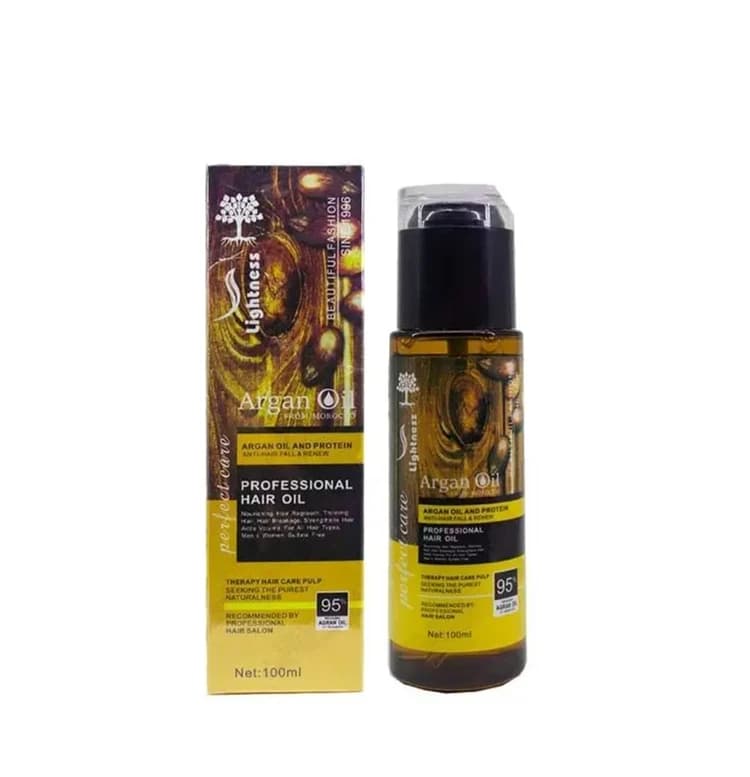 روغن مو بدون سولفات لایتنس مدل ARGAN OIL