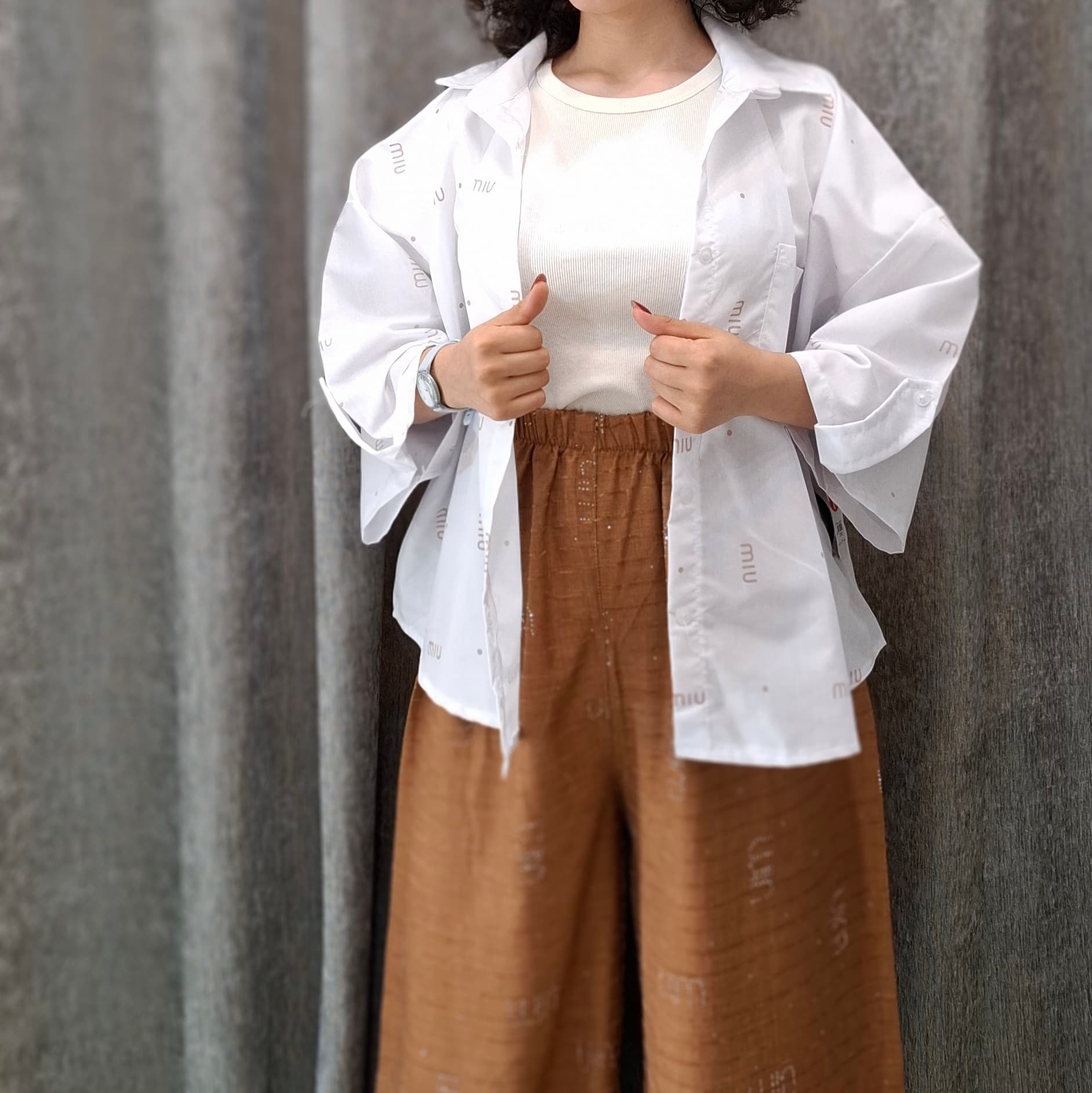 ست مانتو و شلوار نگینی صوفیا (زنانه) — تصویر ۲