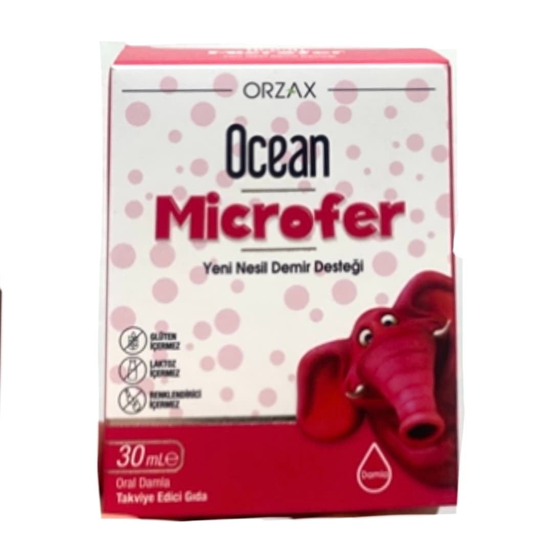 قطره آهن میکروفر (جذب سریع آهن) کودک اوشن 30 میل ocean
