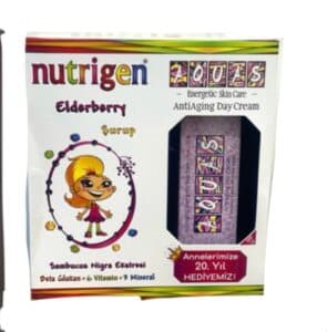 شربت افزایش سیستم ایمنی مولتی ویتامین کودک همراه کرم ضد چروک برای مادر نوتریژن nutrigen
