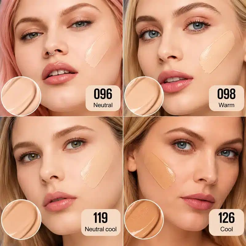 کرم پودر مات کاتریس Catrice مدل HD Liquid Coverage Foundation کد 036 رنگ Hazelnut Beige — تصویر ۹