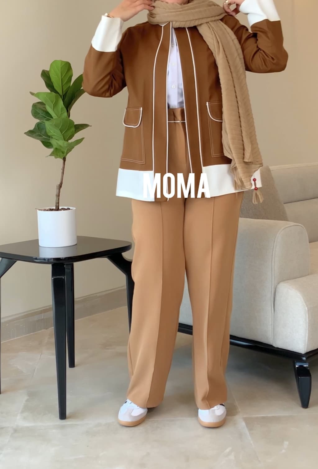 کت جلو باز جیب دار مازاراتی شتری مدل لارا — تصویر ۳