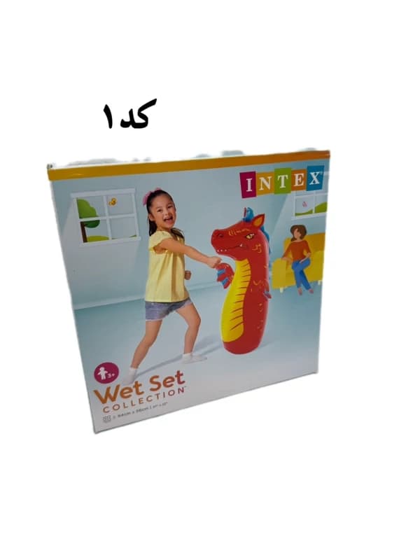 کیسه بوکس بادی کودک اینتکس مدل 44669 — تصویر ۹