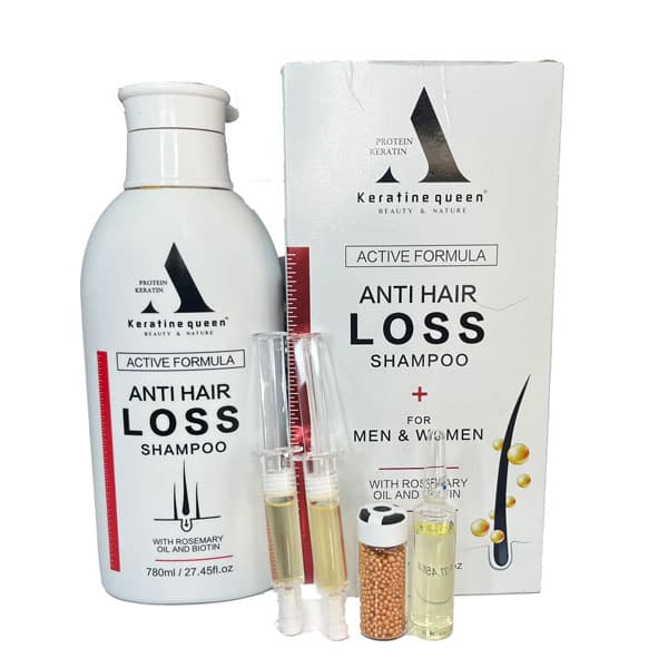شامپو ضد ریزش کراتین کویین Keratin Queen Anti Hair Loss Shampoo