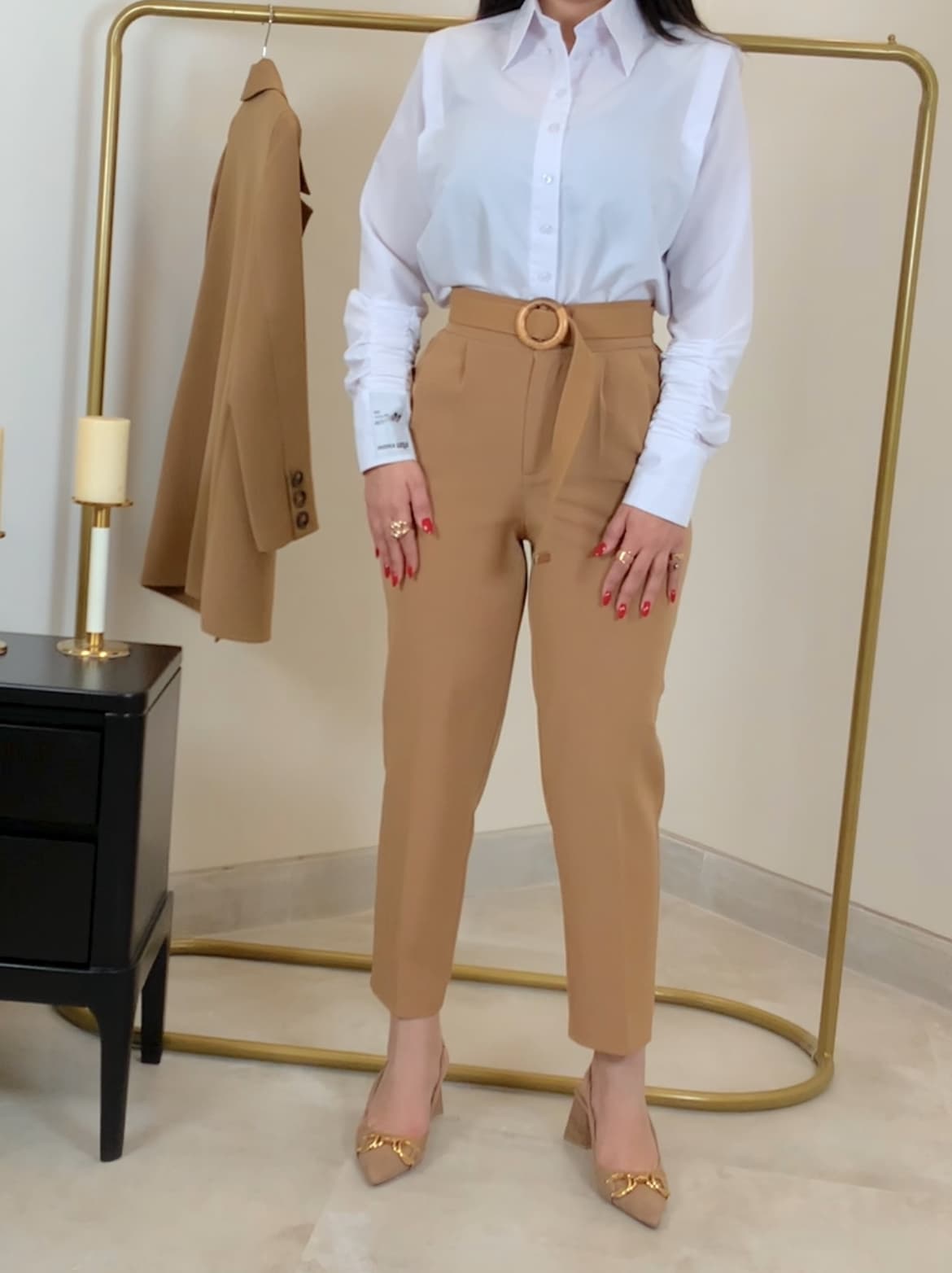 شلوار کارامل