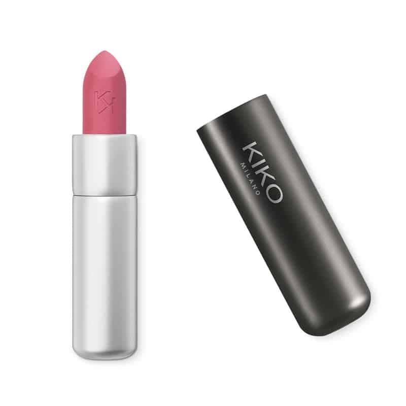 رژلب جامد پودری کیکو Kiko Milano مدل Powder Power Lipstick کد 06 رنگ French rose