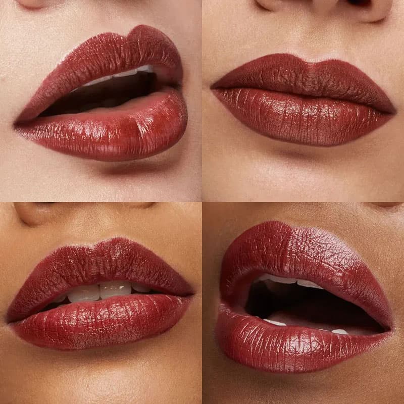 رژلب جامد کرمی کیکو میلانو KIKO MILANO مدل Gossamer Emotion رنگ Crimson (شماره 132) — تصویر ۲