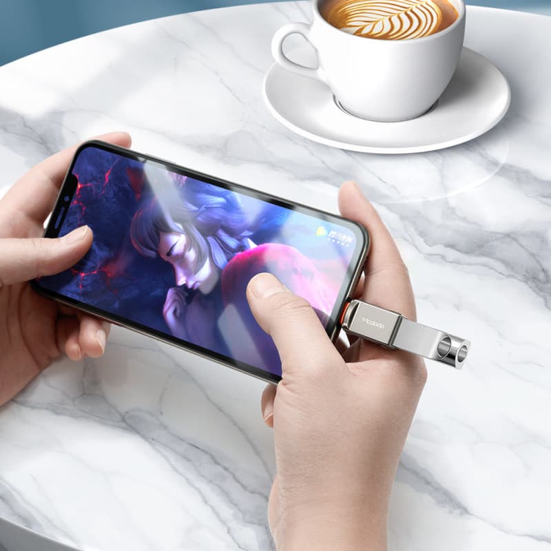 مبدل OTG تبدیل USB به لایتنینگ مک دودو OT-8600 — تصویر ۲