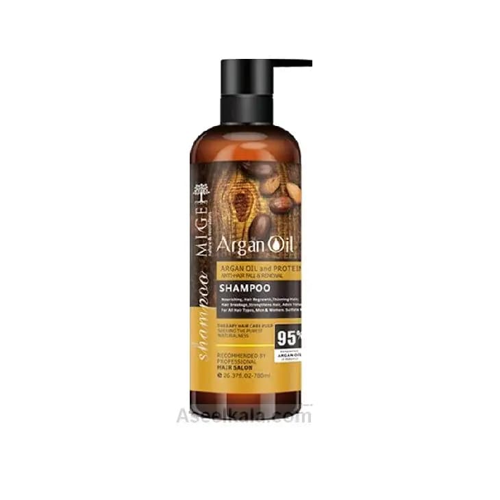 شامپو میگ حاوی آرگان بدون سولفات mige