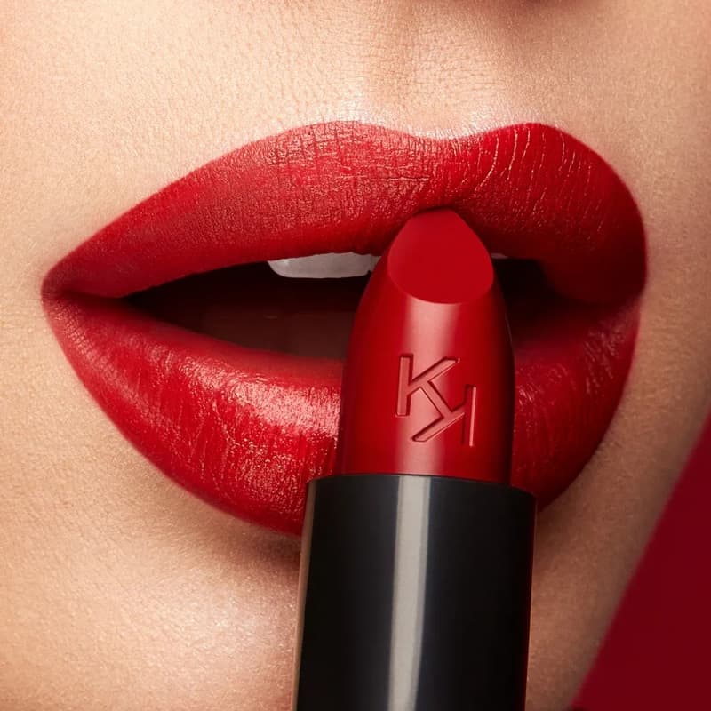 رژلب جامد براق کیکو Kiko Milano مدل Smart Fusion Lipstick کد 415 رنگ Raspberry — تصویر ۲