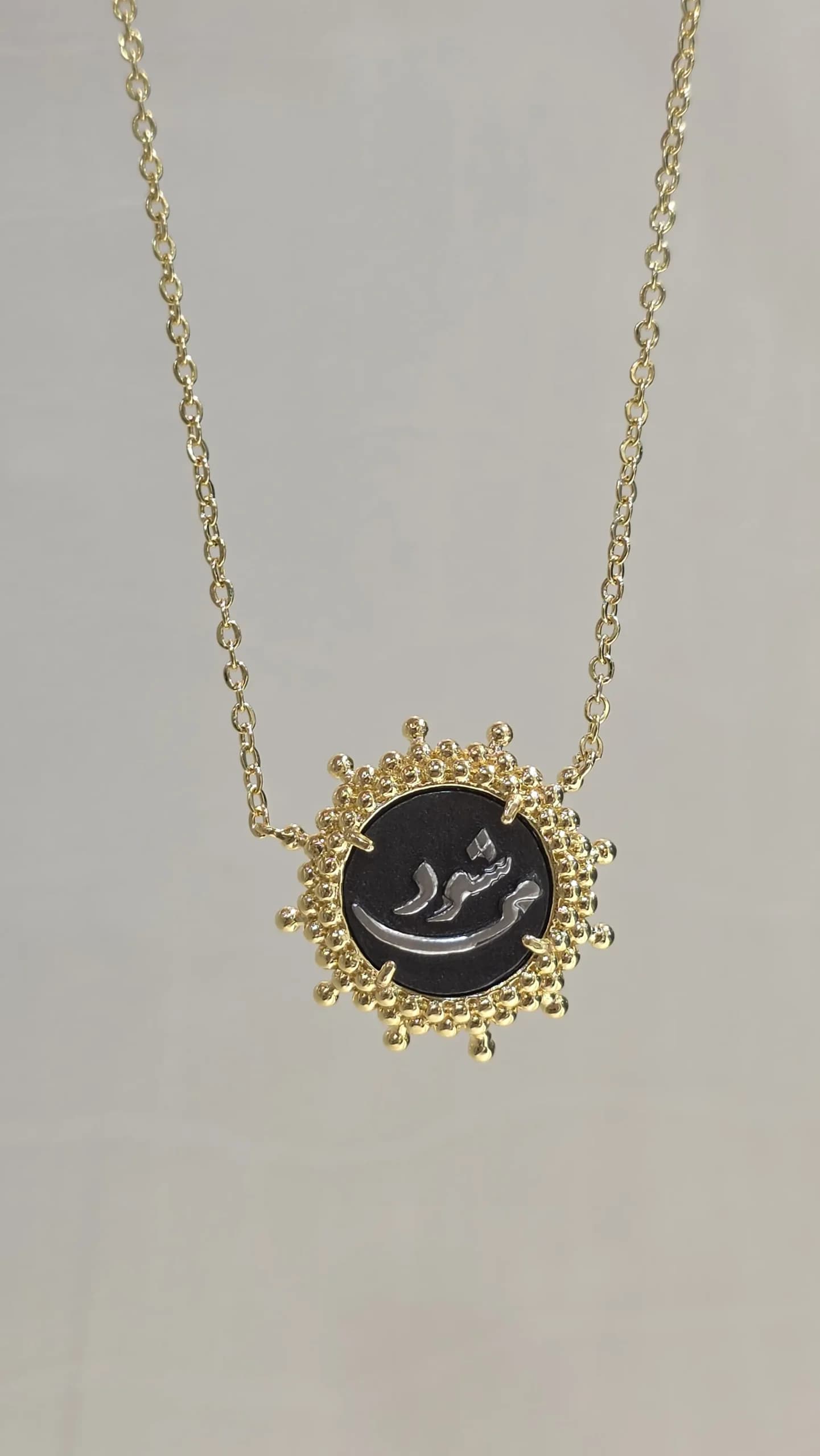 گردنبند آبکاری طلا طرح می شود — تصویر ۵