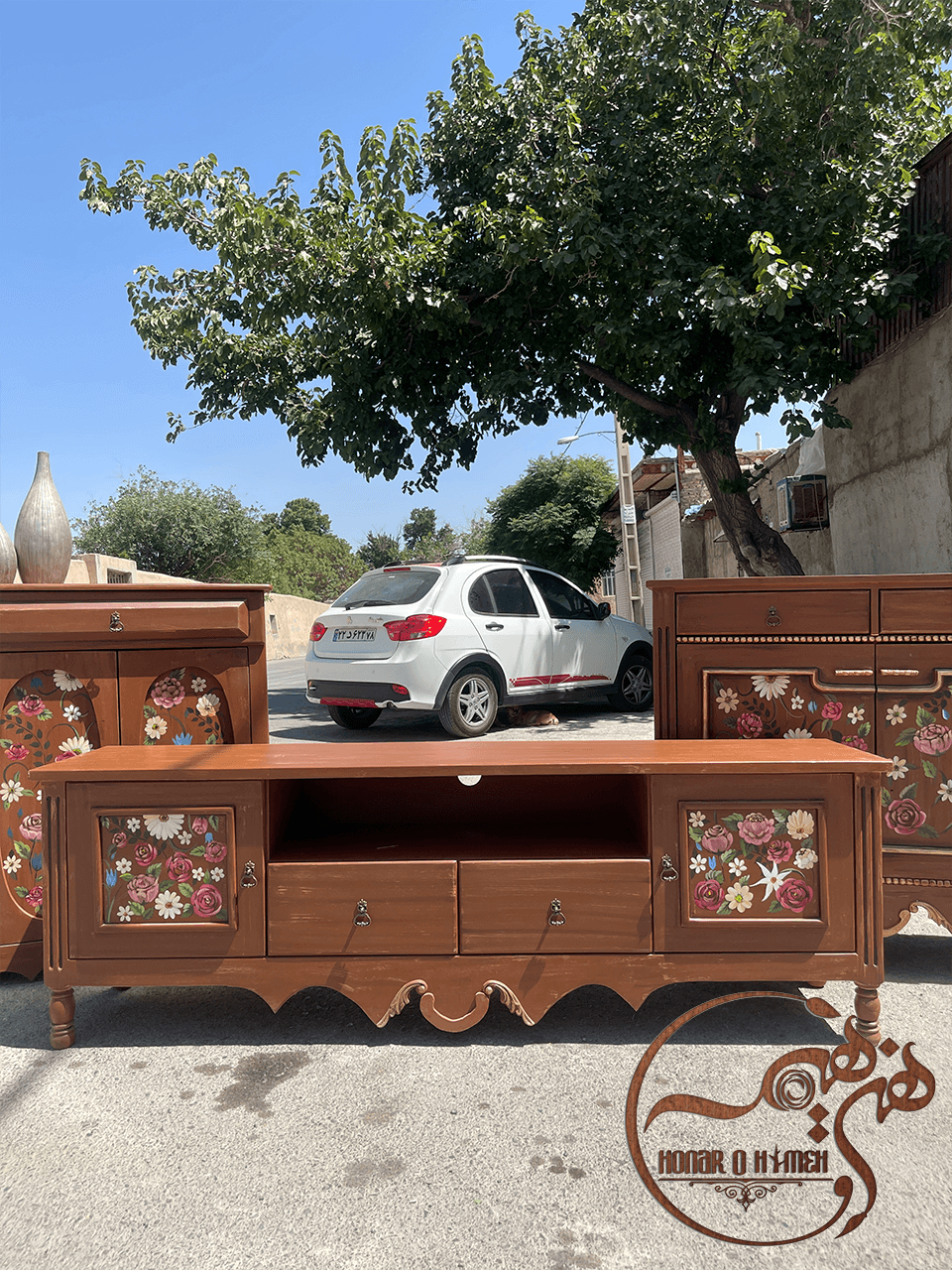 ست کنسول و میز تیوی مژگان و جاکفشی مهتاب