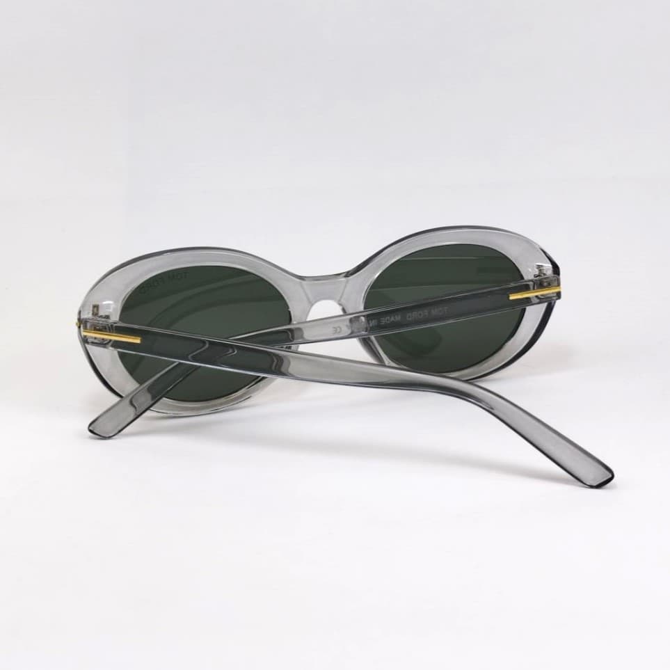 تام فورد CATEYE GRAY/ GREEN — تصویر ۳