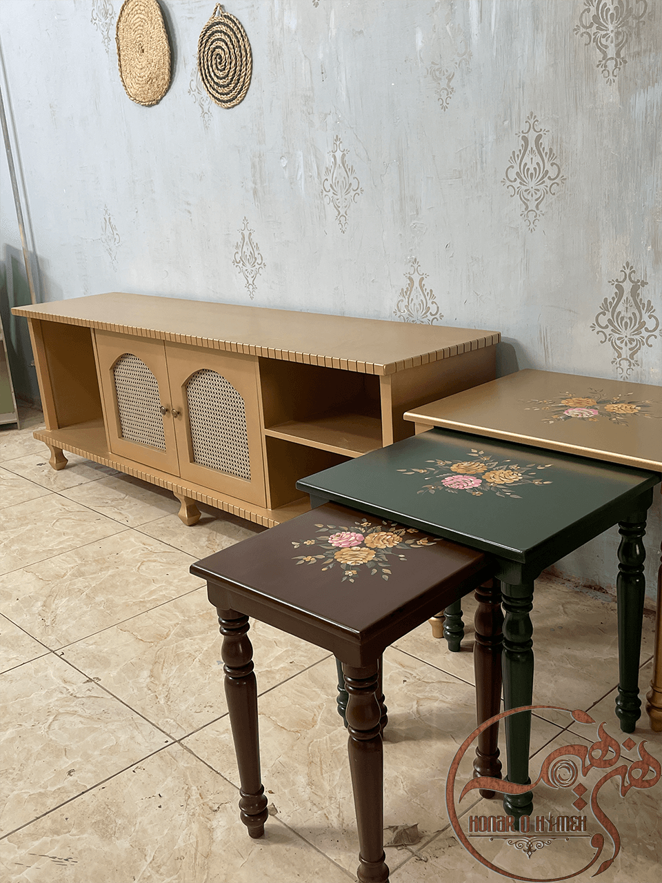 ست میز تیوی مهسا و میز عسلی