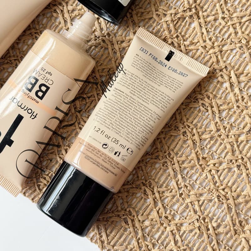بی بی کرم مات کننده SPF25 فلورمار flormar مدل Mattifying BB Cream کد 002(رنگ Fair/Light) — تصویر ۳
