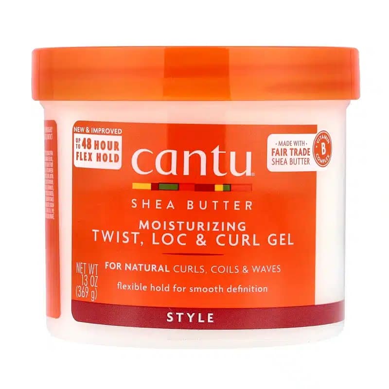 ژل حالت دهنده و مرطوب کننده مو کنتو Cantu مدل Shea Butter Moisturizing Twist , Lock & Curl Gel (369 گرم)