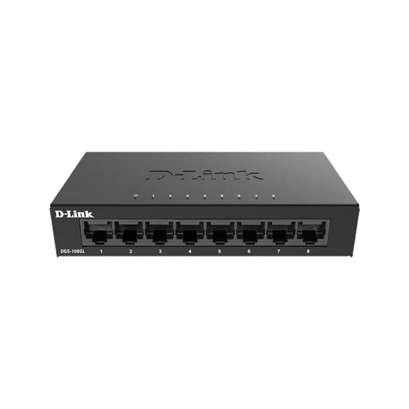 سوییچ 8 پورت گیگابیت D-LINK مدل DGS-108GL