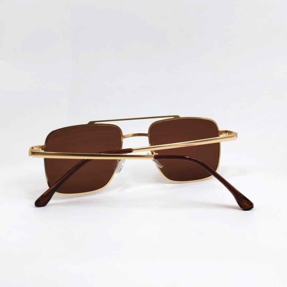 گوچي DS5012 GOLD/ BROWN — تصویر ۳