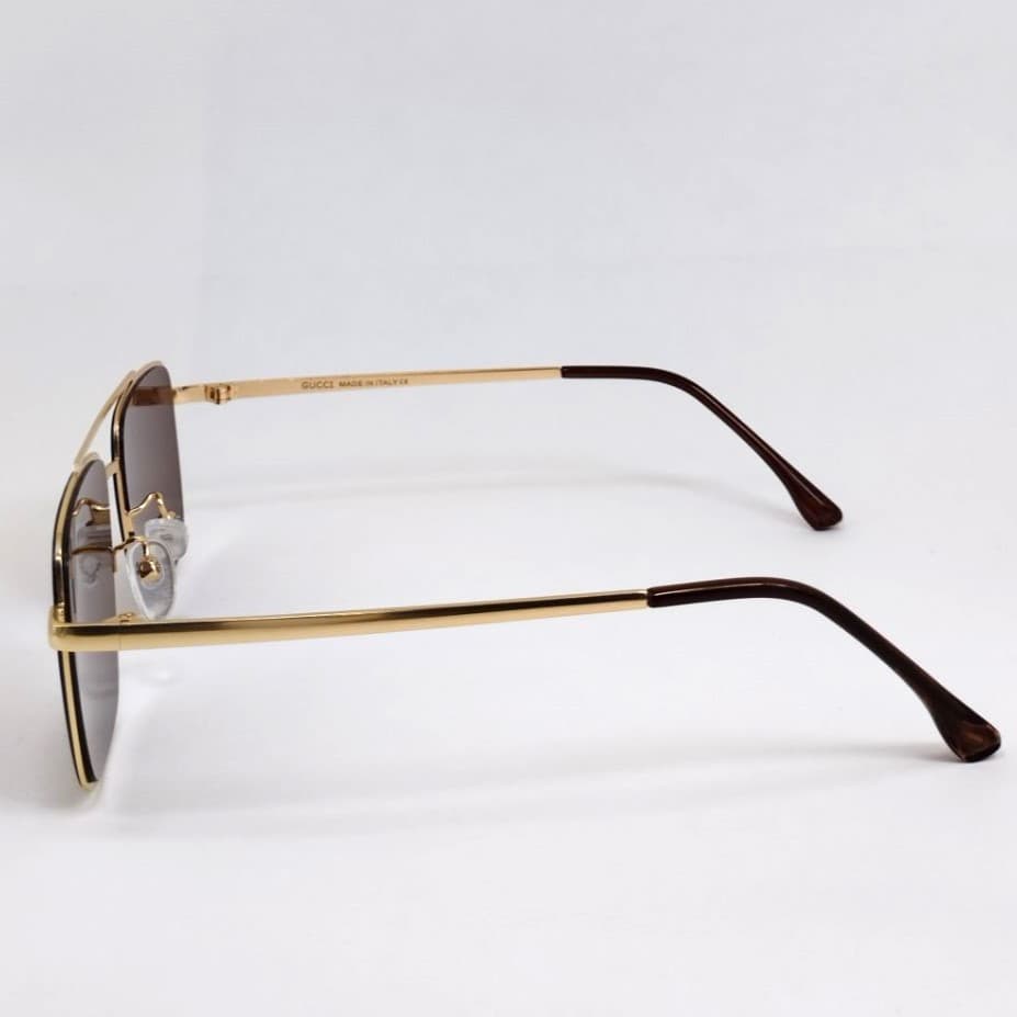 گوچي DS5012 GOLD/ BROWN — تصویر ۲